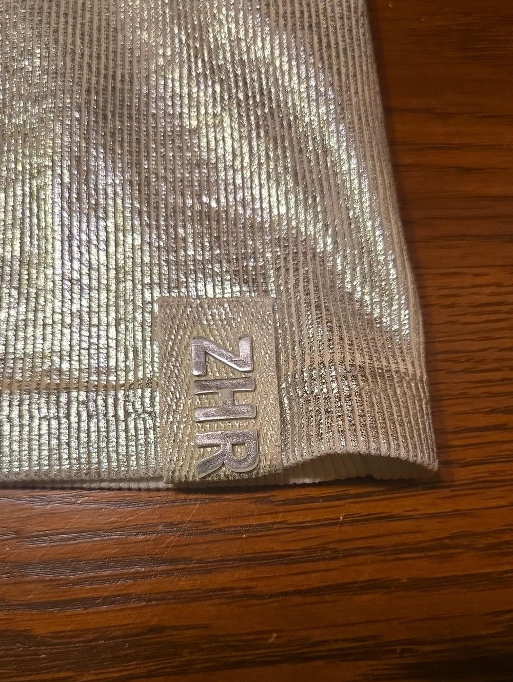 ZHRILL Metallic Ribbed Tank - Picture 6 of 10